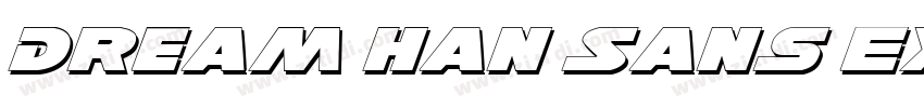 Dream Han Sans Exp J字体转换